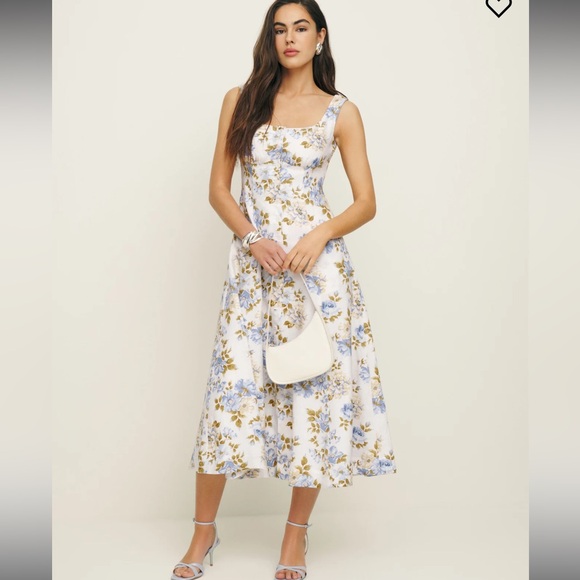 Reformation | Dresses | Reformation Louisa Linen Dress Size | Poshmark